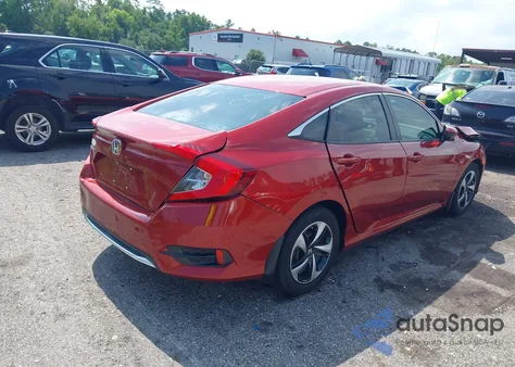 2020 Honda Civic Lx из США, поврежденный, VIN 19XFC2F61LE004885